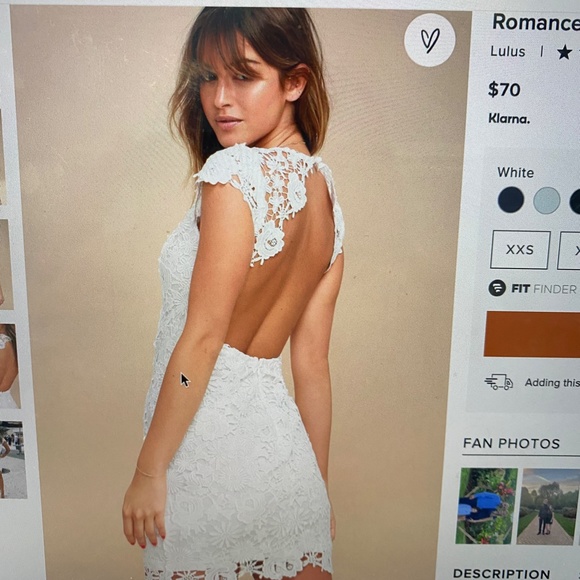 White lace dress for any occasion - Picture 2 of 4